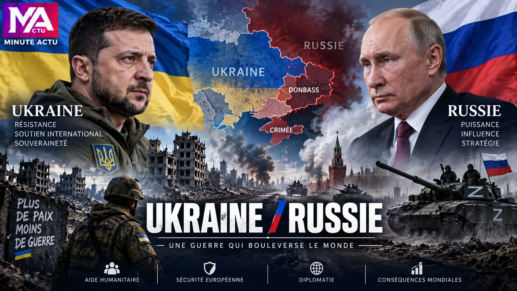 Minute Actu : Ukraine Russie Guerre