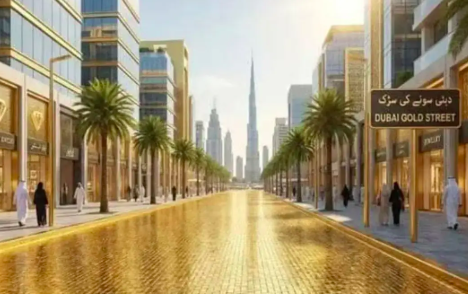 Dubaï va recouvrir une rue entière d’or, une première mondiale