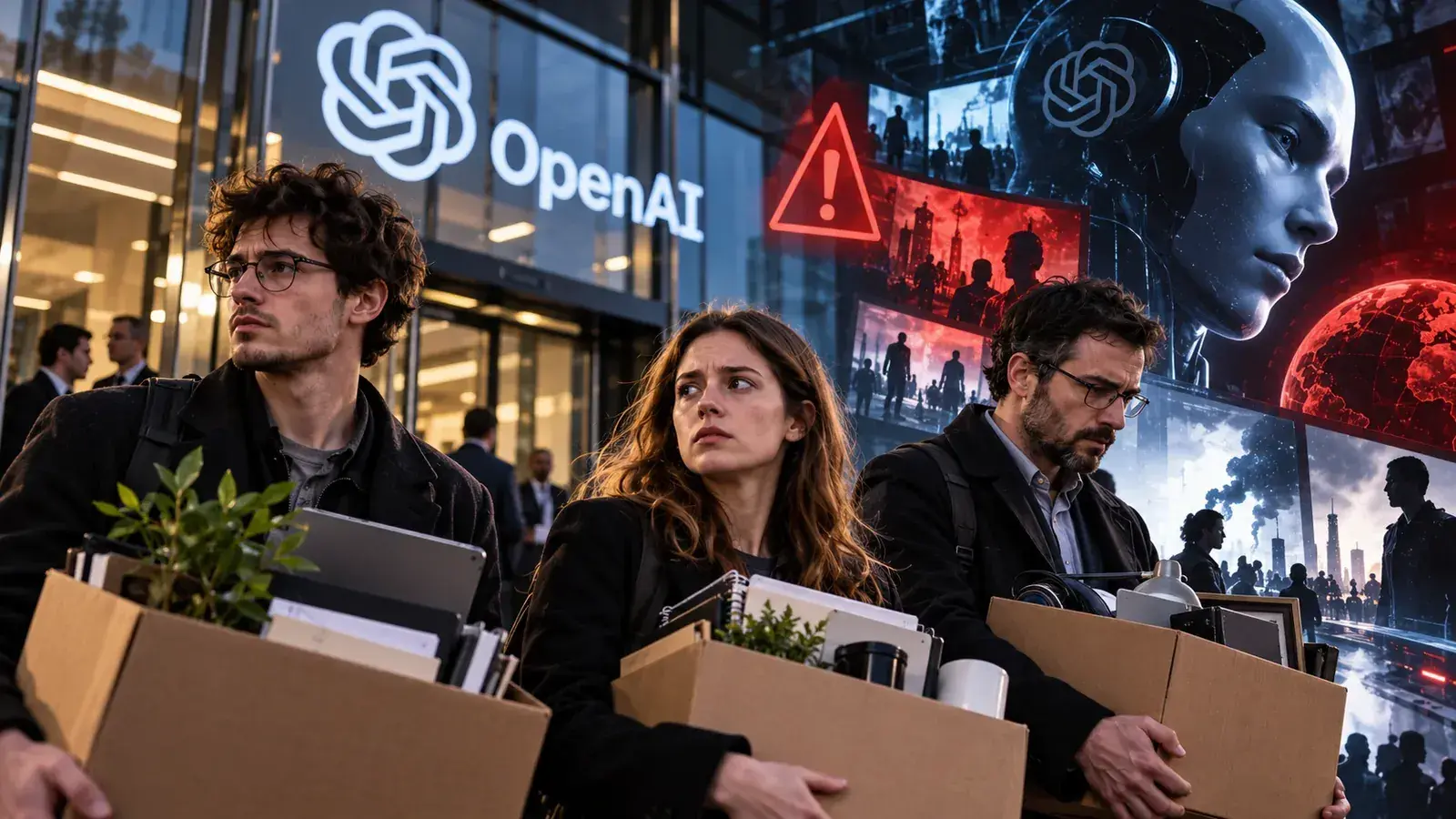 Des chercheurs quittent les locaux d’une entreprise d’intelligence artificielle