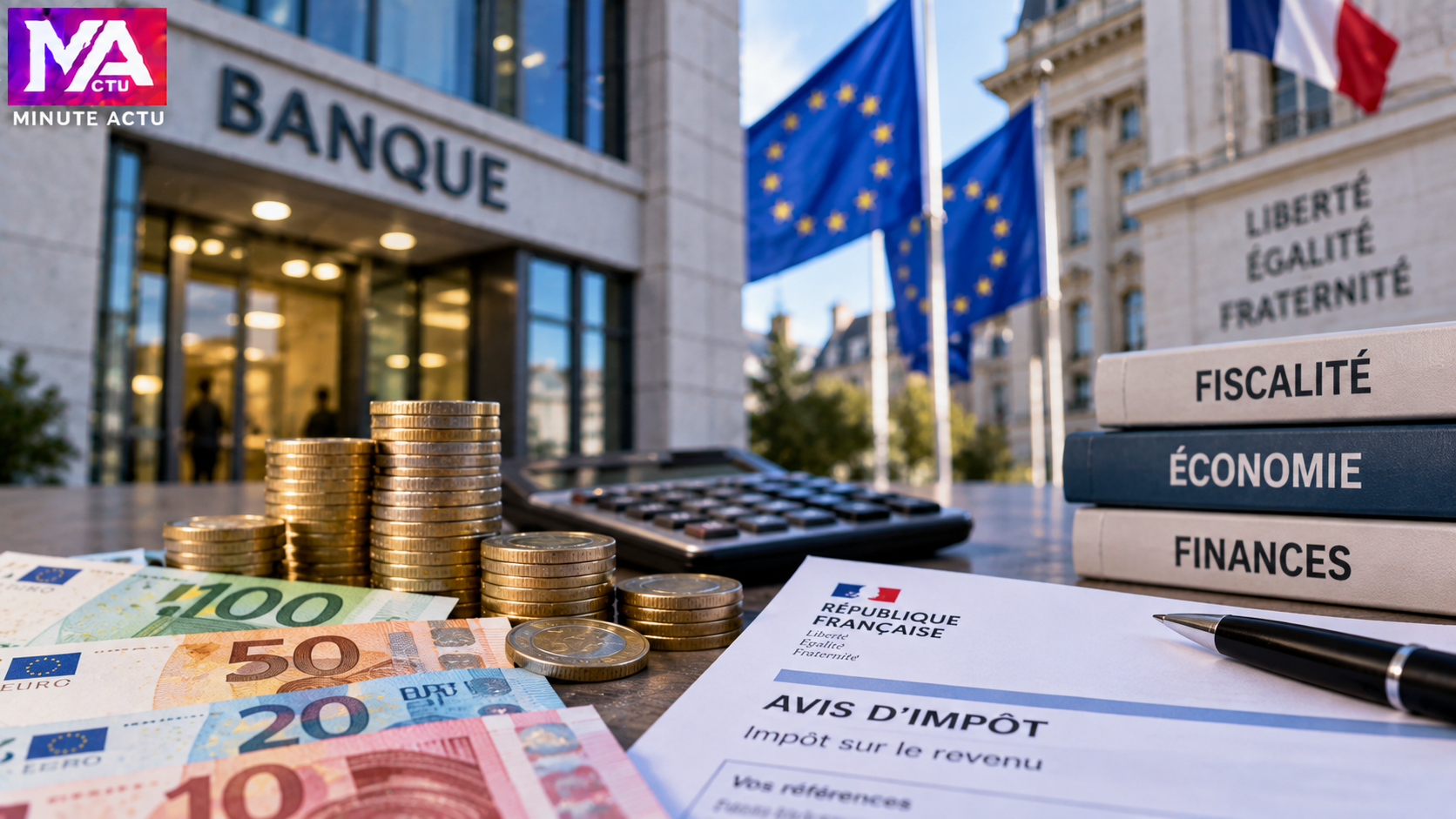 Minute Actu : Banque euro fiscalité