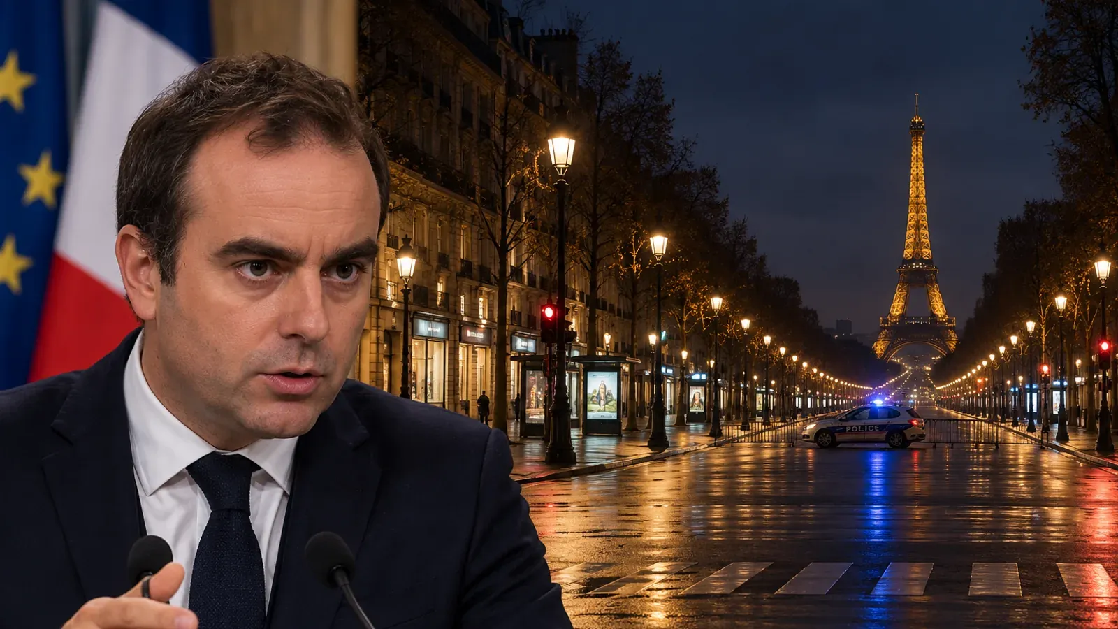 Paris de nuit sous couvre-feu