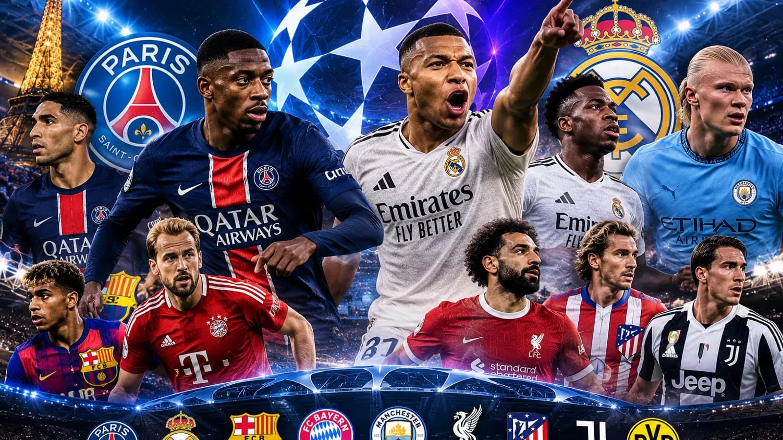 Les stars du football européen
