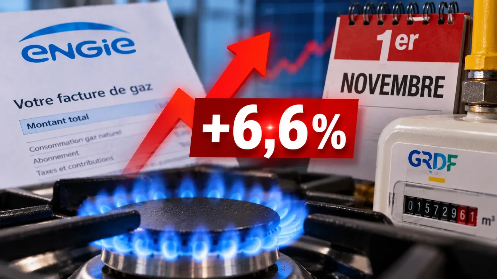 Hausse du prix du gaz en France