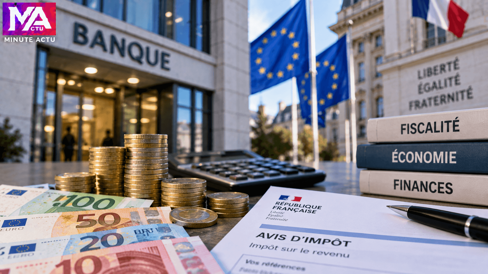 Minute Actu : Banque euro fiscalité