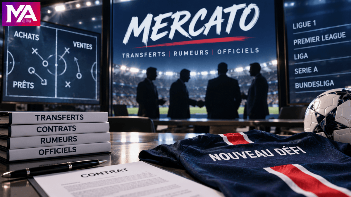 Minute Actu : Mercato Foot