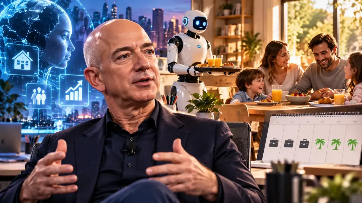 Jeff Bezos lors d’une interview