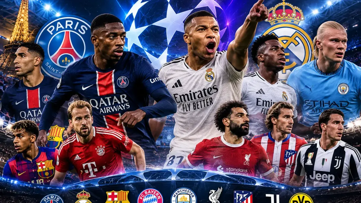 Les stars du football européen