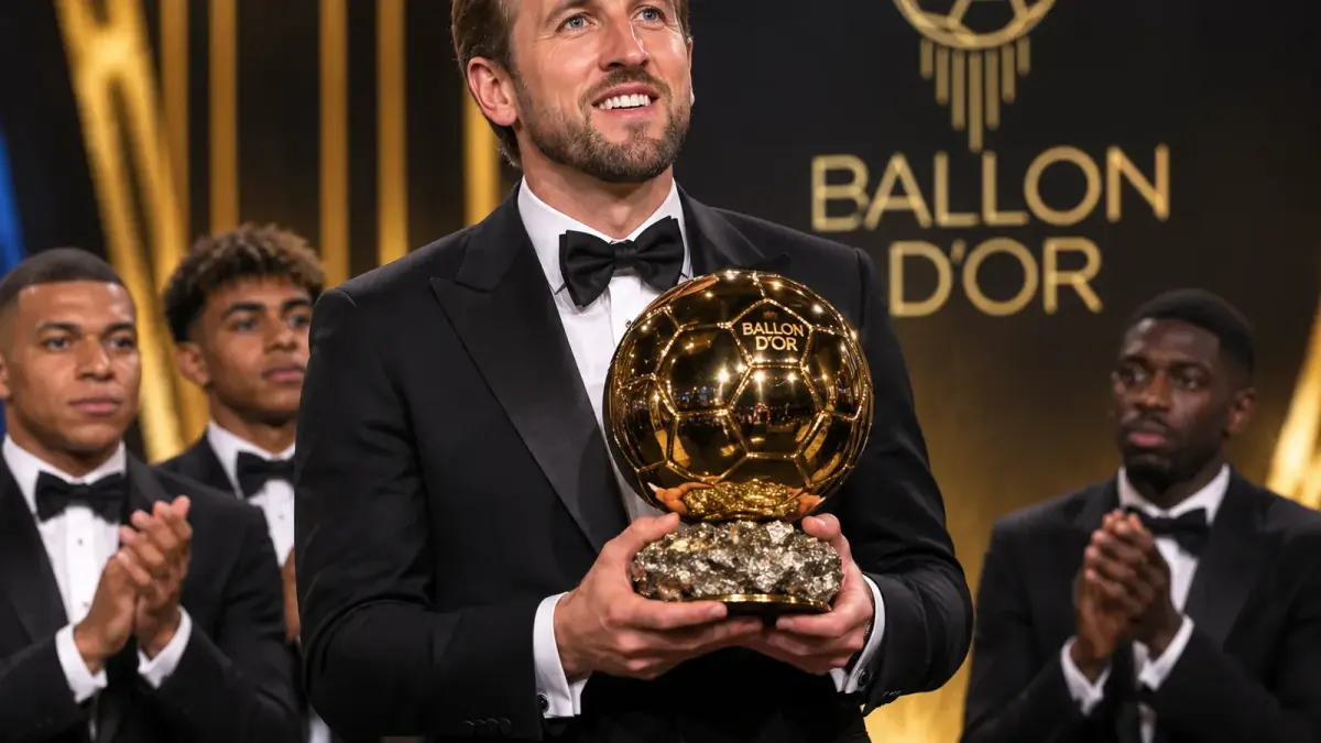 Harry Kane soulève le Ballon d’Or 2026