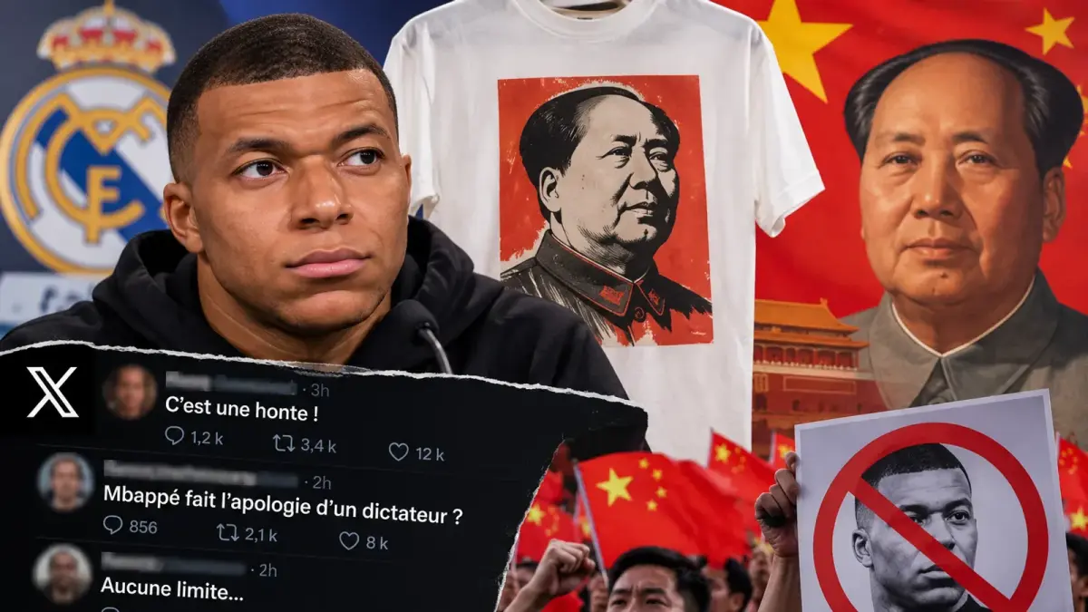 Illustration : polémique autour de Kylian Mbappé et de Mao Zedong