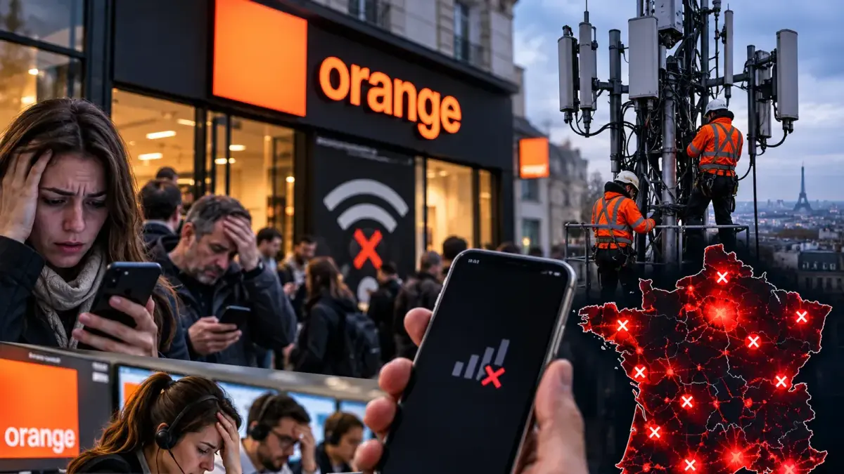 Abonnés Orange privés de réseau mobile
