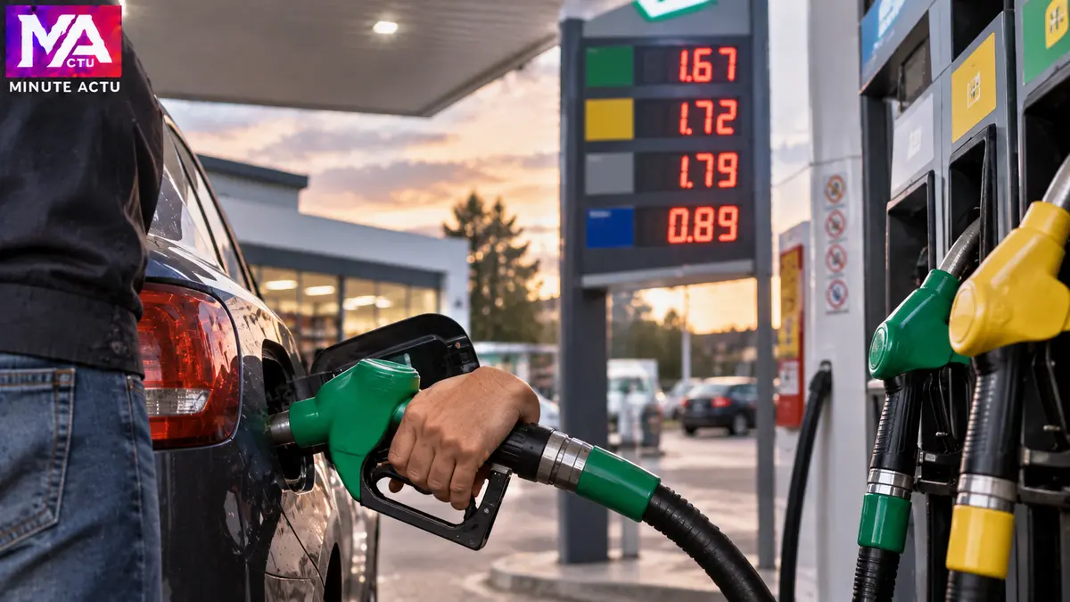 Minute Actu : Carburant Station service