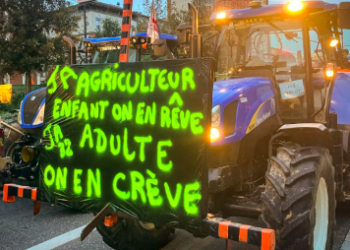 Yvelines : les agriculteurs bloquent la N12 vers Paris