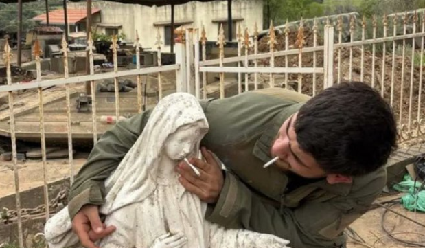 Liban : un soldat israélien sanctionné après un geste sur une statue de la Vierge Marie