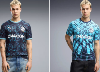 OM : le nouveau maillot plombé par un tatouage “Paris”, Puma obligé de retoucher les photos