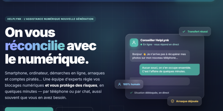 HelpLynk veut devenir le « réflexe » des Français perdus face au numérique